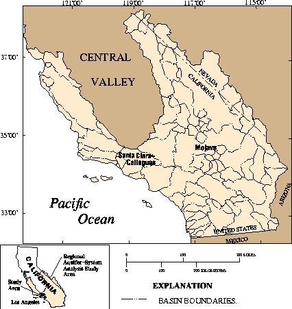 Location of Santa Clara-Calleguas Basin