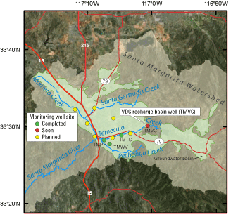 Location of TMVC well site