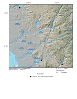 2007 Post fire water-quality sampling sites